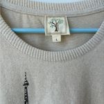 Colortree Paris Skyline Eiffel Tower Embellished Sweater Beige Cream Size L Size L Photo 2