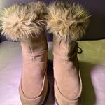 Sorel Tan Winter Boots with Fur Trim Photo 5