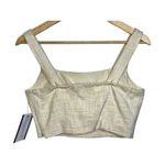 Abercrombie & Fitch  Cream Tan Ivory Cropped Sleeveless Crop Top Tank Top Women S Photo 1