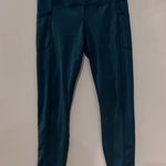 Yogalicious Lux High Waist 7/8 Ankle Leggings in Green Photo 1