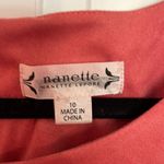 Nanette Lepore  faux suede coral sheath dress 10 Photo 4