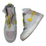 Nike Vandalised Grey Yellow Pink Slip On High Top Sneakers Size 8.5 Photo 8
