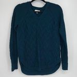 Sonoma DEEP GREEN LATTICE DESIGN SWEATER SMALL Photo 0
