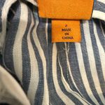 Tory Burch  2 linen side zip striped pant P3 2894 Photo 6