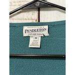 Pendleton  Women's Sweater Cotton V Neck Button Up Cardigan Blue Size Medium Photo 1