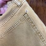 RE/DONE  70s Stovepipe Jeans, Straight Leg, Washed Mustard, Size 32 Photo 11