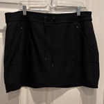 Tek Gear ‎  Weekend Pocket Skort Black Womens Size XL Pickleball Golf Tennis Photo 0