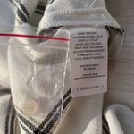 NWOT DIP Tunic Bathing Suit Cover Light Cardigan Western Hippie Boho Window Pane White Photo 5