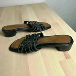 Montego Bay Club 90s Y2K Style  Leather Upper Black Slip On Flats Size 7 Photo 4