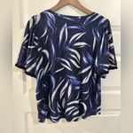 Blue Linen Top Size M US Chicos 1 Photo 7