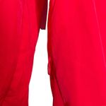 Old Navy V Neck Pockets Roll up Tab Long Sleeve Shift Dress Red Women Large Photo 6