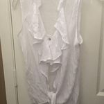 A Byer FINAL MARKDOWN  ruffle front blouse medium Photo 0