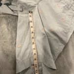 J.Crew  Classic Twill Chino City Fit Light Blue Pink Embroidered Whales Size 4 Photo 5