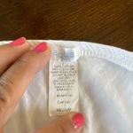 AQUA White Striped Midi Skirt Photo 4