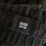 EXPRESS Black Faux Vegan Leather Jogger Pull On Pants Size Small Photo 8