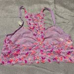 PINK - Victoria's Secret  Lavender and Rose Lace Bralette Photo 1