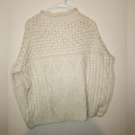 Vintage NWT NOS Irish Cape Sweater White Natural Merino Wool Kilronan One Size Size undefined Photo 3
