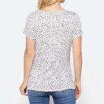 Nine Britton  Black and Off White Patterned Top Photo 2
