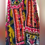 Anthropologie XS, fits like M Velvet Joggers Pants Victorian Patchwork Boho Photo 2