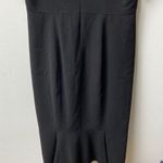 Burberry Black Vneck Empire Waist Sheath Dress size 10 medium Photo 6