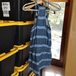 Lou & grey LOFT Baja Blue Striped Racerback Romper Size Medium Photo 7
