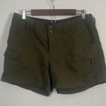 The North Face  Women's Olive Green Shorts Size 10 Cargo Hiking Active Zip Fly Photo 0