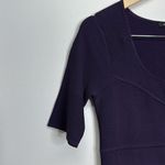 Nanette Lepore Nanette‎ Lenore Pleated Purple Midi Dress Size Large Photo 5