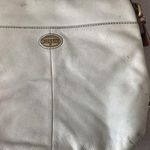 Fossil  Explorer Flap Foldover Hobo Light blue Leather Slouch Shoulder Bag Photo 2