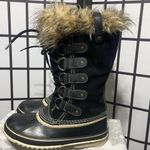 Sorel  joan of Arctic Snow Boots Faux Fur Black Size 8 US Photo 3
