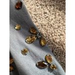 Calzedonia Denim Leggings with some studs. Stretch, stylish, Rhinestones Size S Photo 8