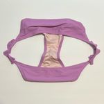 Shade & Shore Ribbed Side Ruffle Cheeky Bikini Bottom Lavender Purple NWOT XL Photo 7
