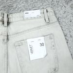 Vervet Flying Monkey Leslie 90s Vintage Flare Jeans Light Gray Women's Size 30 Photo 2