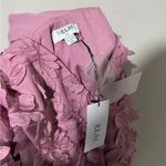 Helsi Florence Strapless Floral Sequin Pink Orchid Dress XS Midi 3D Applique Photo 7