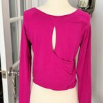 Lululemon LA Keyhole Reversible Long Sleeve Top in Ripened Raspberry Photo 2