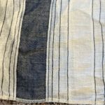 Mystree  Women’s Blue Striped Wide Leg Off-Shoulder Jumpsuit Sz Medium Photo 1