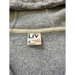 LIE Life Integrity Earth Grey Hood Quarter Button Kangaroo Pocket Hoodie S Gray Photo 6