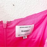 Sabo Skirt Sabo Argo Mini Dress in Pink White Photo 3