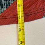 Lavish Blouse Womens XL Geometric Print Dolman Short Sleeve Tunic Keyhole Neck Photo 9