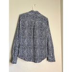 Juicy Couture  Blouse Leopard Print Long Sleeve Gold Logo Button Down size S Photo 2