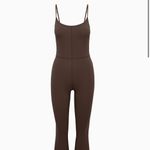 Wilfred  Free Aritzia Chocolate Flare Jumpsuit Photo 1