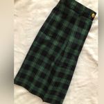Laurel Green Blue Plaid High Waisted Bermuda short Size 36 Photo 3