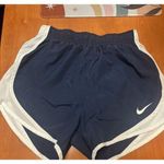 Nike Dri-FIT 3" Lined Running Shorts Women's Small Navy And White Stripe Photo 0