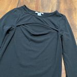 Caution to the Wind Black Cut Out Going Out Long Sleeve Top Womens Small Photo 1