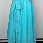 Handmade Mint Green Blue Lace Chiffon Short Mini A Photo 5