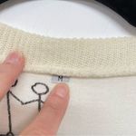 Johnny Was  Pete & Greta White Long Line Button Front Cardigan Sweater Womens M Photo 3