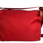 Coach Red Orange Brown Nylon Crossbody Photo 2