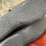 Stuart Weitzman Shearling & Suede Leather Black Buckle Shoes Photo 8