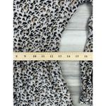 Rebecca Taylor REBECCA‎ TAYLOR Leopard Cheetah Print Silk Long Sleeve Mini Dress Size 6 Photo 6
