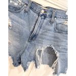 Madewell Denim Jeans Light Wash Distressed High Rise Photo 1