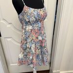 Altar'd State Altar’d State Floral Spaghetti Strap Dress Sundress Bow Back NWOT Photo 6